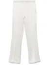 Jw Anderson J.w. Anderson White Drawstring-waist Track Trousers