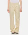 Jw Anderson J.w. Anderson Front Pocket Straight Trousers In White