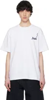 JW ANDERSON WHITE 'JWA' BACK PRINT T-SHIRT