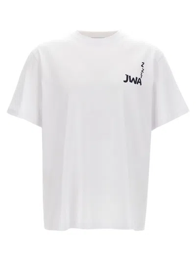 JW ANDERSON WHITE LOGO T-SHIRT