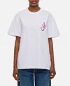Jw Anderson White Cotton T-shirt In White