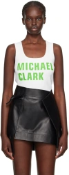 Jw Anderson White Michael Clark Edition Tank Top In 001 White