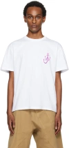 JW ANDERSON WHITE 'NATURALLY SWEET' T-SHIRT
