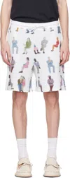 Jw Anderson Waffle-texture Shorts In 001