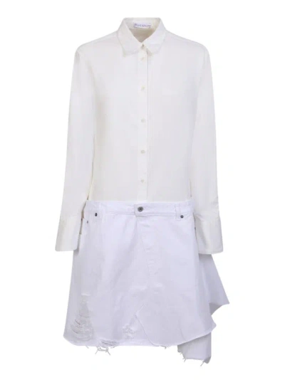 Jw Anderson White Shirt Dress