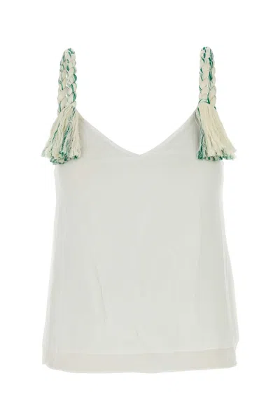 JW ANDERSON JW ANDERSON WHITE TULLE TOP