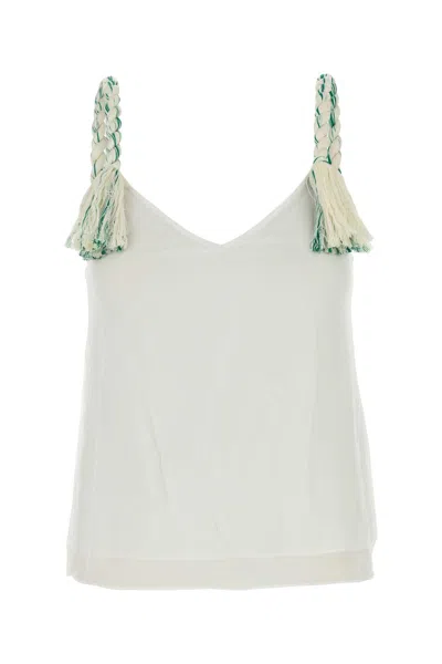 JW ANDERSON WHITE TULLE TOP