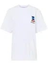 Jw Anderson Window Embroidered T-shirt In White
