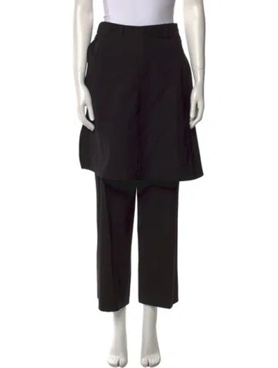 Pre-owned Jw Anderson Wide Leg Pants In Black