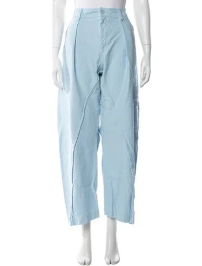 Pre-owned Jw Anderson Wide Leg Pants In Blue
