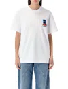 Jw Anderson J. W. Anderson Window Embroidered White Cotton T-shirt