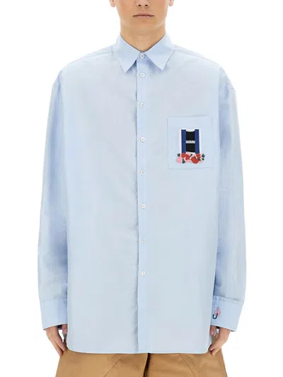 Jw Anderson "window" Shirt In Blue