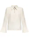Jw Anderson J.w. Anderson Wire Puller Top In White