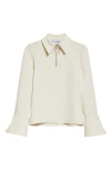 Jw Anderson J.w. Anderson Wire Puller Top In Off White