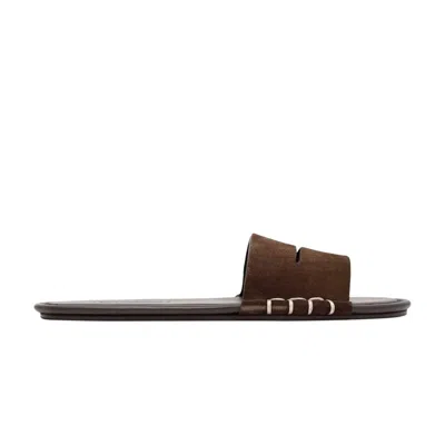 Pre-owned Jw Anderson Wmns Loafer Slide 'brown' | Women's Size 36