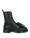 Jw Anderson Woman Ankle Boots Black Size 8 Leather