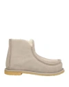 Jw Anderson Woman Ankle Boots Grey Size 8 Shearling In Gray