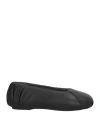 Jw Anderson Woman Ballet Flats Black Size 8 Lambskin