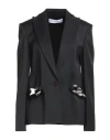 Jw Anderson Woman Blazer Black Size 6 Viscose, Wool, Elastane In Black