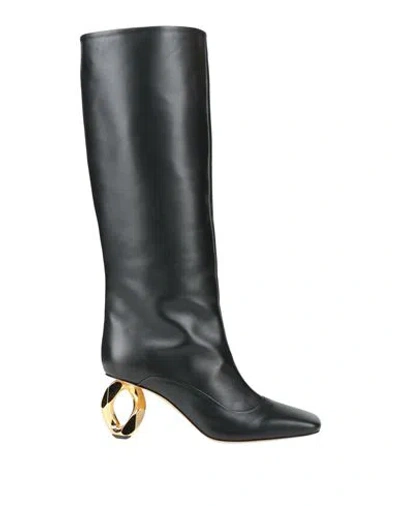 Jw Anderson Woman Boot Black Size 8 Calfskin
