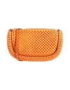 Jw Anderson Crystal-embellished Bumper-12 Crossbody Bag In Orange