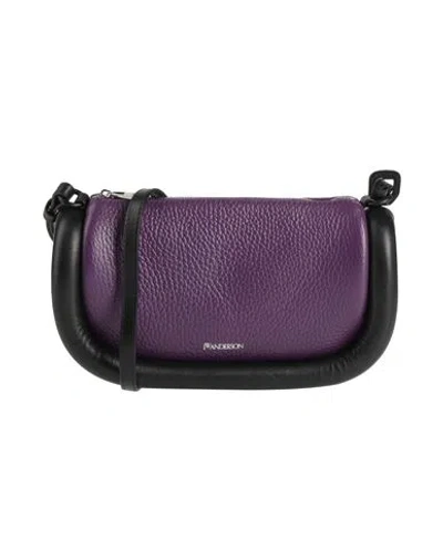 Jw Anderson Woman Cross-body Bag Purple Size - Leather