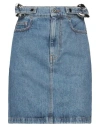 Jw Anderson Mini Denim Skirt In Blue