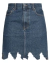 Jw Anderson Woman Denim Skirt Blue Size 4 Cotton In Blue