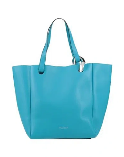 Jw Anderson Woman Handbag Azure Size - Leather In Blue