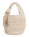 Jw Anderson Woman Handbag Beige Size - Textile Fibers