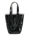 Jw Anderson J. W. Anderson Belt Anchor Logo Mini Tote Bag In Black