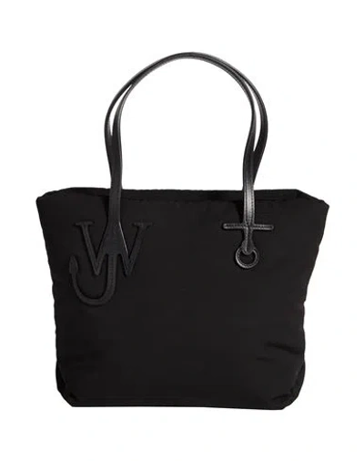 Jw Anderson Woman Handbag Black Size - Textile Fibers, Leather