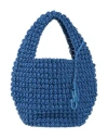 Jw Anderson Popcorn Basket Tote Bag In Blue