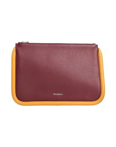 Jw Anderson Woman Handbag Burgundy Size - Leather In Red