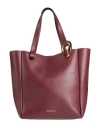Jw Anderson Woman Handbag Burgundy Size - Leather In Red