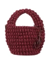 Jw Anderson Woman Handbag Burgundy Size - Textile Fibers In Red