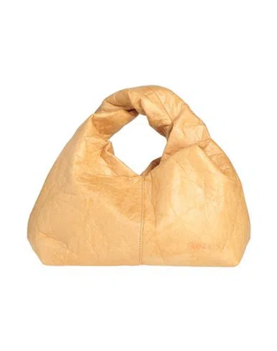 Jw Anderson Woman Handbag Camel Size - Textile Fibers In Orange
