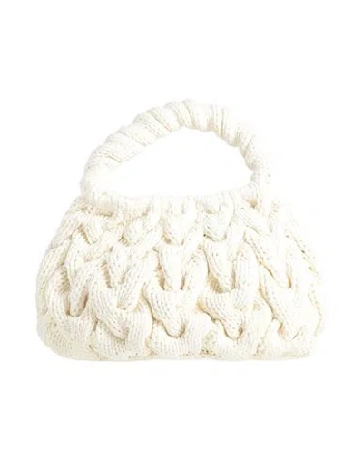 Jw Anderson Woman Handbag Cream Size - Textile Fibers In White