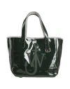 Jw Anderson Woman Handbag Dark Green Size - Leather, Textile Fibers In Green