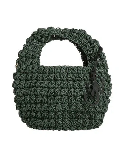 Jw Anderson Woman Handbag Dark Green Size - Textile Fibers In Green