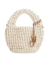 Jw Anderson Woman Handbag Ivory Size - Textile Fibers In White
