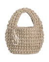 Jw Anderson Woman Handbag Light Grey Size - Textile Fibers, Leather
