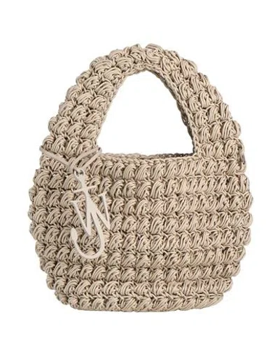 Jw Anderson Woman Handbag Light Grey Size - Textile Fibers, Leather In Grey