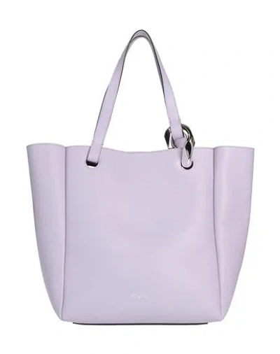 Jw Anderson Woman Handbag Lilac Size - Leather In Purple