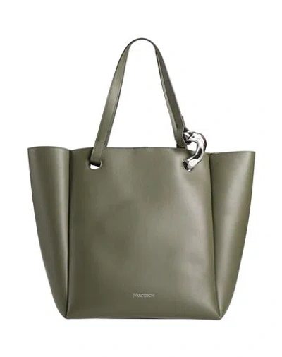 Jw Anderson Woman Handbag Military Green Size - Leather