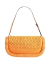 Jw Anderson Crystal-embellished Bumper-12 Crossbody Bag In Orange