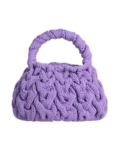 Jw Anderson Woman Handbag Purple Size - Textile Fibers