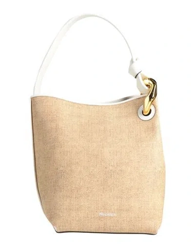 Jw Anderson Woman Handbag Sand Size - Leather In Beige