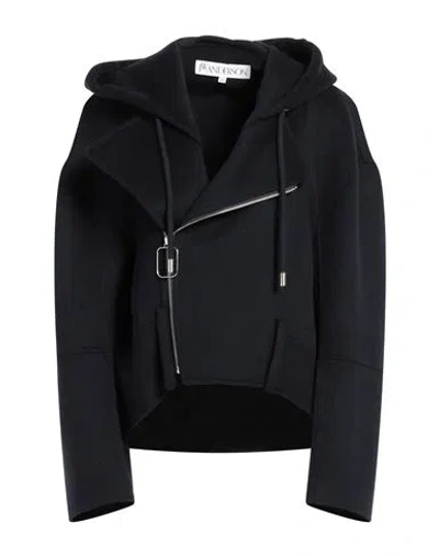 Jw Anderson Woman Jacket Midnight Blue Size M Wool