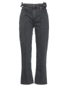 Jw Anderson Chain Link Slim Fit Denim Jeans In Black